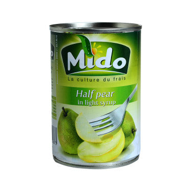 Demi Poire au Sirop Léger Mido  245 g