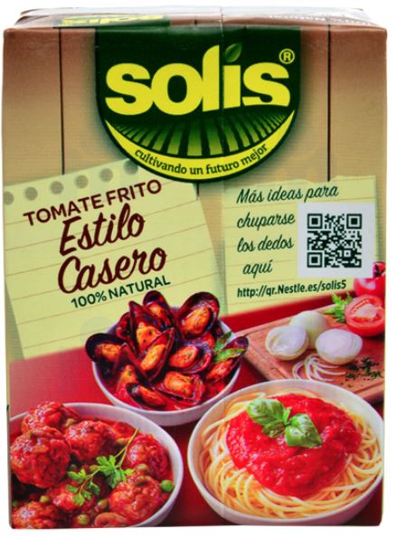 Tomate Frito Sans Gluten Solis 350g