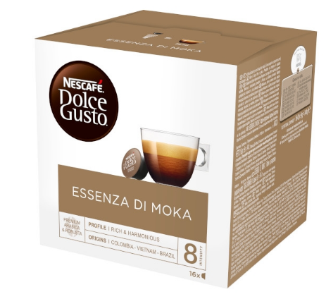 16 Capsules Essenza Di Moka Nescafé Dolce Gusto