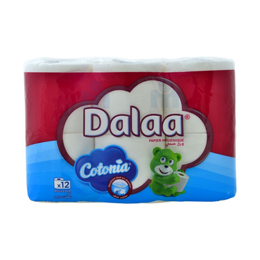 18 Dalaa 2-Ply Cotonia Toilet Paper