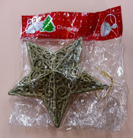 نجمة زهرة اصطناعية لشجرة عيد الميلاد