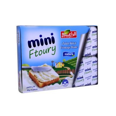 Fromage Blanc Mini Ftoury 6 Portions le Berger 180g