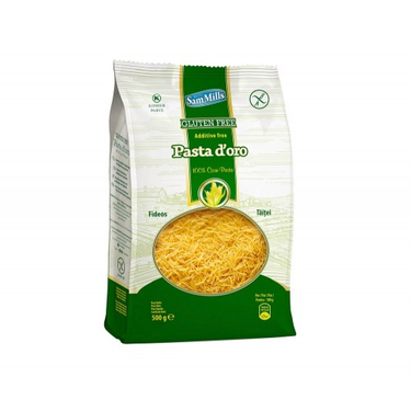 Nouilles Fines à Base de Maïs Sans Gluten Sam Mills Pasta d'Oro 500 g