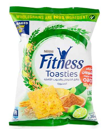 Nestlé Lime &amp; Cumin Fitness Toasties Cereal 36g