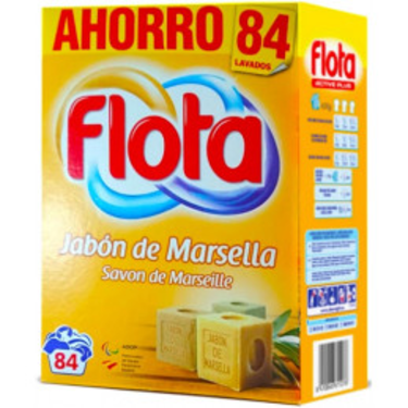 84 غسلة صابون فلوتا مرسيليا 4.5 كجم