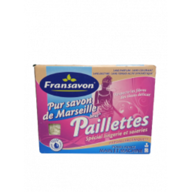 Savon de Marseille Pur en Paillettes  Fransavon 1 Kg