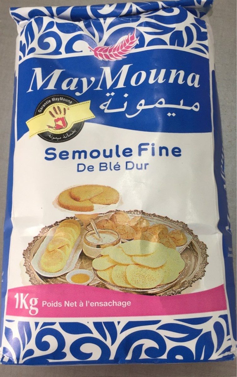 Semoule Fine de Blé Dur Maymouna 1kg