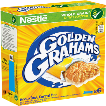 6 Golden Grahams Cereal Bars - Nestlé - 150g