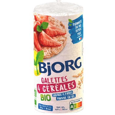 Galettes Bio 4 Céréales Bjorg 130 g