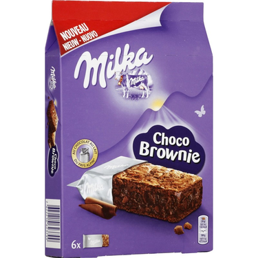 6 Chocolate Brownie Milka (6x25g)