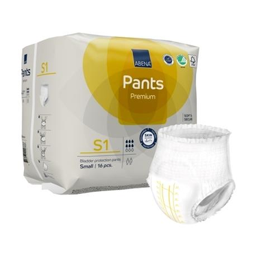 16 Couches Culotte pour adulte Abena Premiun Taille S1 (60 -90 cm)