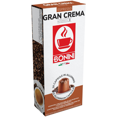 10 Nespresso Gran Crema Bonini Compatible Capsules