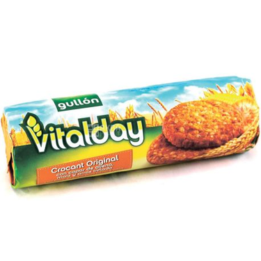Biscuit Intégral Original  Croquant Vitalday  Gullon  265 g