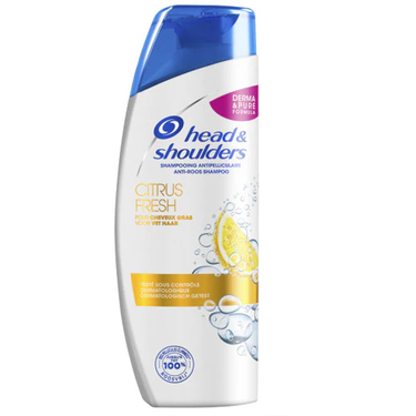 Shampoing Antipelliculaire Fraîcheur Citron Head & Shoulders  400 ml