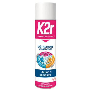 K2r Complete Action Pre-Wash Stain Remover Spray 400ml 