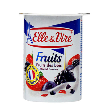 Elle &amp; Vire Forest Fruit Dairy Dessert 125 g