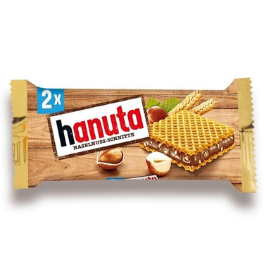 Ferrero Hanuta Chocolate & Hazelnut Wafers 44 g