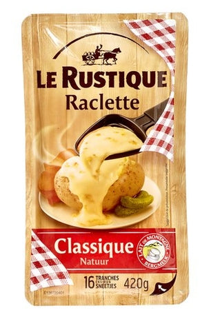 Le Rustique rindless raclette cheese 400g