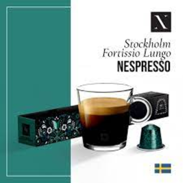 10 Capsules Stockholm Fortissio Lungo Nespresso 60g