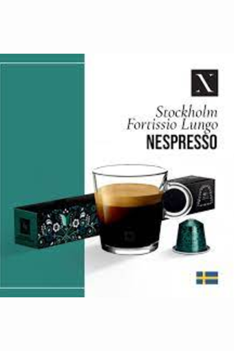10 Capsules Stockholm Fortissio Lungo Nespresso 60g