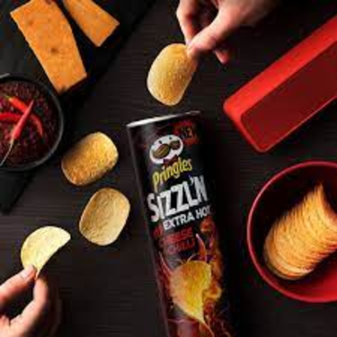 Chips Saveur Spicy BBQ  Sızzl'n  Pringles 160 g