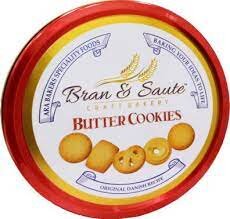 Bran &amp; Saute Butter Cookies (Red) 140 g