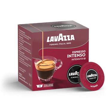 16 Lavazza a Modo Mio Intenso Espresso Coffee capsules