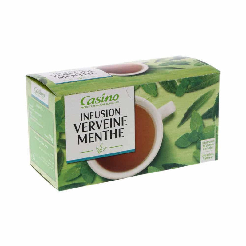 Infusion verveine menthe 25 sachets Casino 35g