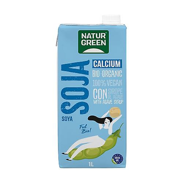 Organic Soy Drink with Calcium Natur Green 1L