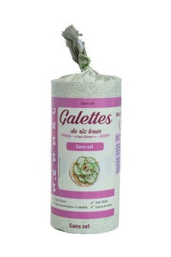 كعك الأرز البني بدون ملح وخالي من الغلوتين جيسي 120 جرام