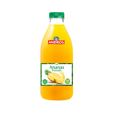 Jus d'Ananas Pressés Sans Sucre Ajouté Andros 1L