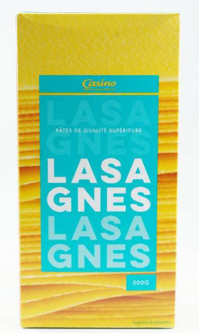 Lasagnes Casino  500 g