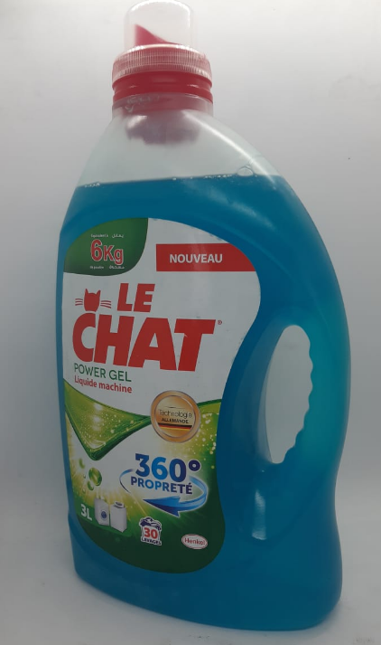 Power Gel Laundry Detergent Lavender Le Chat 3L