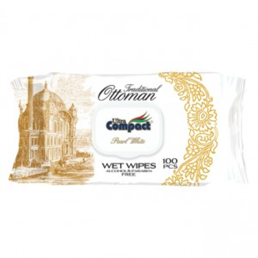 Otooman Ultra Compact Traditional Wet Wipe 100 pcs