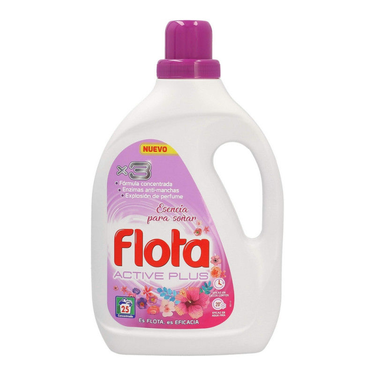 25 Lavage Active Plus Bouquet Fleurs Flota 1,375L