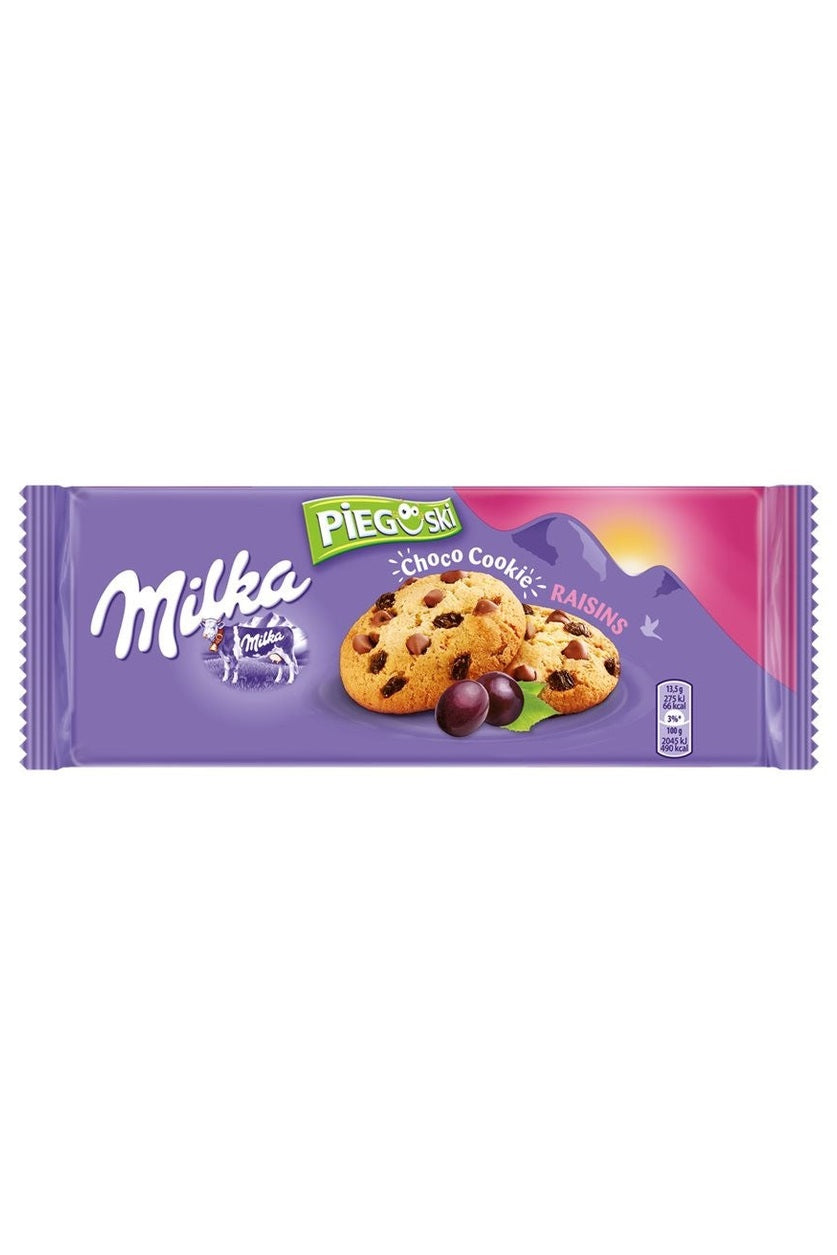 PiegSki Milka Chocolate Raisin Cookies 135g