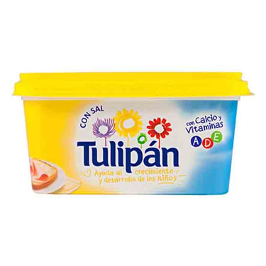 Margarine 100% Végétale avec Sel au Calcium Tulipán  225 g