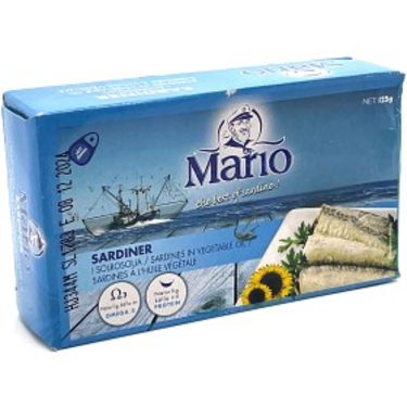 Sardine in Vegetable Oil Mario 125 g