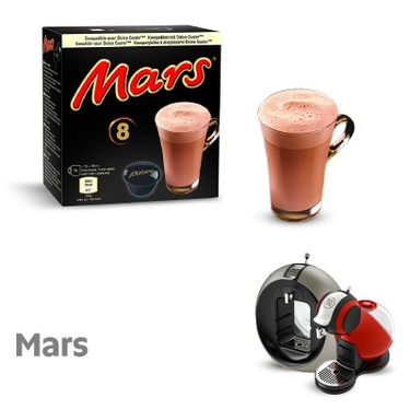 8 cápsulas de chocolate caliente Mars Dolce Gusto