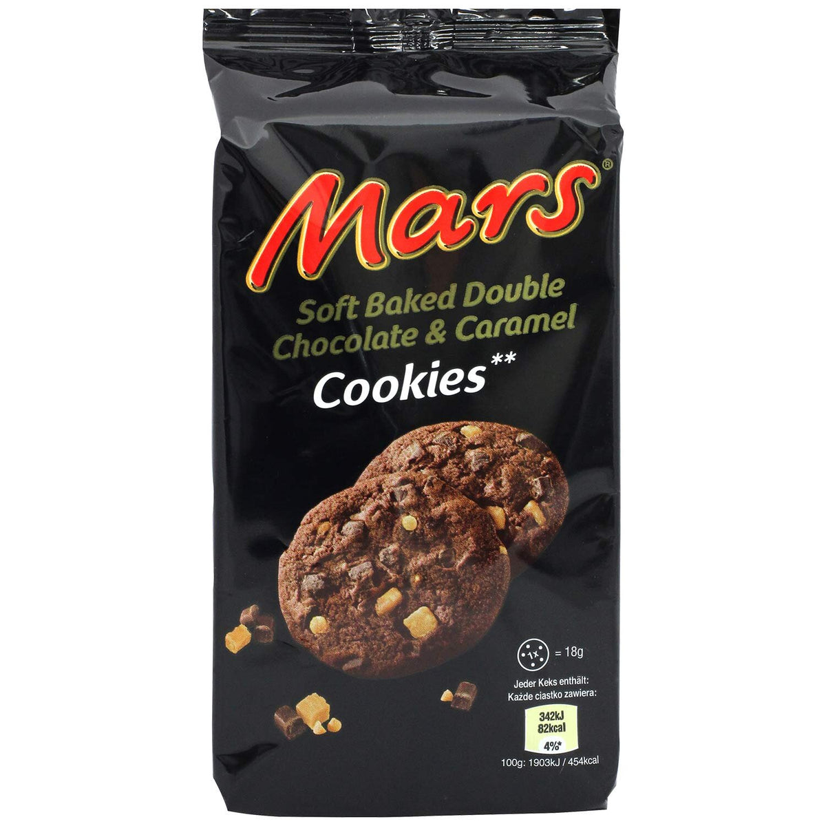 Mars Soft Baked Chocolate & Caramel Cookies 162g