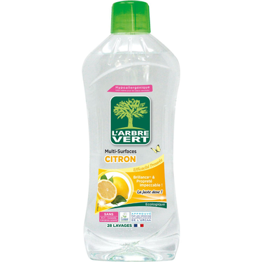 Lemon Scented Multi-Surface Cleaner L'Arbre Vert 1L 