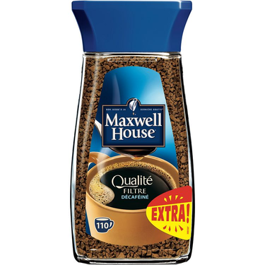 Maxwell House Decaffeinated Freeze Dried Soluble Coffee 200g