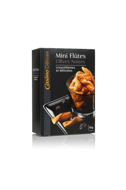 Black Olive Mini Flutes 65g