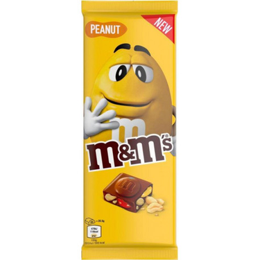 Barres Chocolatées au Cacahuète M&M's 165g