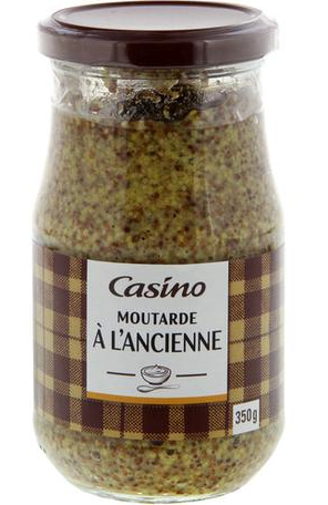 Old fashioned mustard Casino 350G