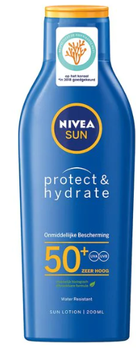Potect &amp; Hydrate Nivea Sun Moisturizing Protective Milk SPF 50+ 200ml