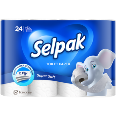 24 Super Soft Selpak Toilet Paper Rolls