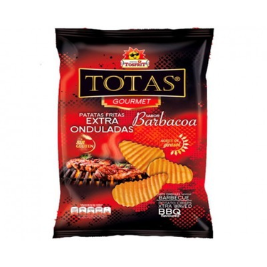 Extra Curly Artisan Fries Barbecue Flavor Gluten Free Totas Gourmet 130 g