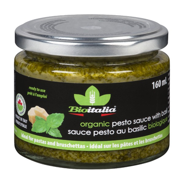 BIOITALIA ORGANIC Basil Pesto Sauce 180 g