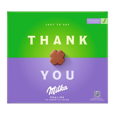 Milka Thank You Cocoa Cream Chocolate Pralines 120 g